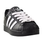 Adidas Superstar Ii J Big Kids  Shoes Core Black cloud White Ji0216