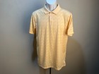 Nike Dri-fit Men s Yellow Geo-metric Short Sleeve Golf Polo Shirt Small S Euc