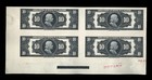 El Salvador  P85 Plate Proof Block Of 4 F b Banknote