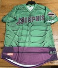 Alec Burleson  21 Autographed Game Used Memphis Redbirds Hulk Jersey 6 18 2022