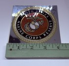 Vintage Usmc Official Us Marine Corps Reserve Logo Sticker Holo Vinyl Decal Bb