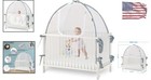 Baby Crib Tent Mesh Safety Net Sleep Prevention Insect Barrier Easy Install