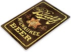 Tin Sign Blatz Beer  Milwaukee  Brew  Bar  Retro  Distressed  Metal Decor  A251