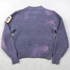 Vintage 70s Us Mail Postal Service Cardigan Sweater S Blue Full Zip Talon Ribbed