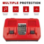 Dual Port Rapid Charger For Milwaukee For M18 18v Li-ion Battery Fast Charger Us