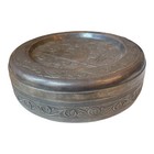 Vintage Sterling Silver Candy Box Round India Flowers Sunil 