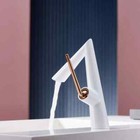 Bathroom Sink Faucets Single Hole Black Single Handle Cold   Hot Water Mixer Tap