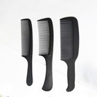 10 Black Professional Salon Hair Styling Comb Set - Barber Hairdressing Brushes