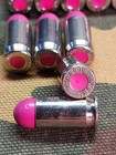 380 Snap Caps  Set Of 10  pink nickel 