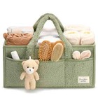 Baby Diaper Caddy Organizer     Nursery Storage Basket   Shower Gift Change Table