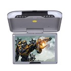 13  Inches Lcd Tft Car Ceiling Flip Down Overhead Roof Mount Screen Monitor Grey