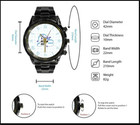 Lions Threepeat 2026  Premiers Black Stainless Steel Watch