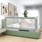 77  Bed Rails For Toddlers Vertical Lifting Baby Bedrail Guard With Lock Grey