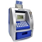 Toy Talking Atm Bank Atm Machine Savings Bank For Kids -   Works Like A Blue