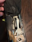Vintage Skeleton Coffin Wind Up Bank Works No Cover