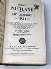 R L Polk   Polk s Portland City Directory Vol 1934 Containing An Alphabetical