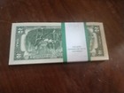 One Stack  100  2017a  Chicago Two Dollar  2 Notes  Uncir  Bep Pack chi-2-6801 