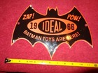 Vintage 11x8 In Ideal Batman Toys Are Here Adv Sign Heavy Metal Porcelain - Z430