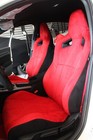 Hyper Suede Front Seat Covers  red  For 2023-2026 Civic Type R Fl5