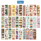 32pcs Cartoon Bookshelf Series Bookmarks     Perfect For Teachers  Readers   Book