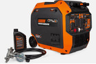 Wen 6800w Quiet Portable Dual Fuel Inverter Generator  Electric Start co Sensor