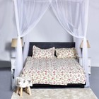 Bed Canopy Mosquito Net 4 Corners Post Easy Installation King Size No Added