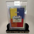 Elvis Presley 1 1 Memorabilia Trading Card Quote Art W  Display Case