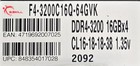 G skill Ripjaws V  xmp  Ddr4 Ram 64gb  4x16gb  3200mhz  Cl16  Works Intel amd     