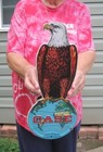 16  Case Farmall Tractor Implements Eagle On Globe Embossed Metal Sign