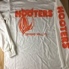 New Unisex Hooters Rare Vintage Long Sleeve T-shirt From Florida Size Small