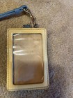 Coach Multicolor Blue Penguin Lanyard Id Case Holder Passcase Rare  Used