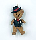 Vintage Hallmark Miniature Teddy Bear Style Series  1 Collector Ornament Nos