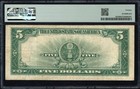 1923  5 Five Dollar Porthole Silver Certificate Note Fr 282 Pmg Vf 20