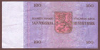 Finland  100 Markkaa  1976  Replacement  star 