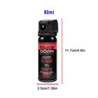 1 3 5 Pack Mace Take Down Omni 360 Pepper Spray 60ml 2oz Self Defense Protection