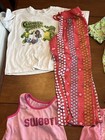 Girl Pajamas Lot Size 7 8 M Nightgown Disney Princess Summer Spring 4 Pairs