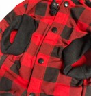 Pawz Road Large Dog Plaid Shirt Coat Hoodie Pet Winter Clothes Soft 18    Chest