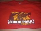 Linkin Park Hybrid Theory 2001 T-shirt Size L Large Red Double Sided Vintage Vtg