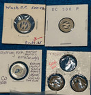 15 Vintage Transit Bus Subway  Train Tokens Lot Of Nc  In  Sd  Dc  Tx  Ri  Co