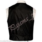 Black Paisley Tuxedo Suit Dress Vest Waistcoat Formal Party Prom Wedding Xs - 6x