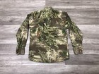 Vtg Ranger Button-up Shirt Boys L Green Camouflage Long Sleeve Collared Cotton