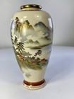 Vintage 7   1 2 In Tall Satsuma Vase 