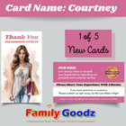 150-2000 Ebay Seller Thank You Business Cards  courtney Card  Notes  Posh   Etsy