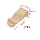 Carved Corbels European-style Vintage Rubber Wood Carvings Decorative Bracket   