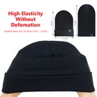 Unisex Beanie Hat Cuff Slouchy Men Women Long Warm Soft Knit Cap Winter Solid