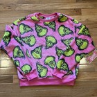 Dr  Seuss The Grinch Ugly Christmas Sweater Holidays Pink Nwt Women   s Size S