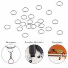 Split Ring  Key Rings Keychain Ring  Craft Metal Ring 12mm  15mm  18mm  100-pack