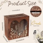 Wedding Card Box For Party Wooden Wedding Card Boxes For Reception Rustic Wed   