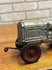 Vintage Arcade Mccormick Deering Cast Iron Toy Tractor With Driver