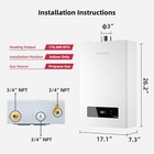 Tankless Water Heater Propane Gas 7 5gpm 170k Btu Indoor Whole House Hot Water